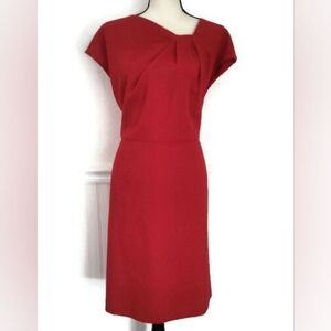 Red Lined Dress Lined Liz Claiborne XL